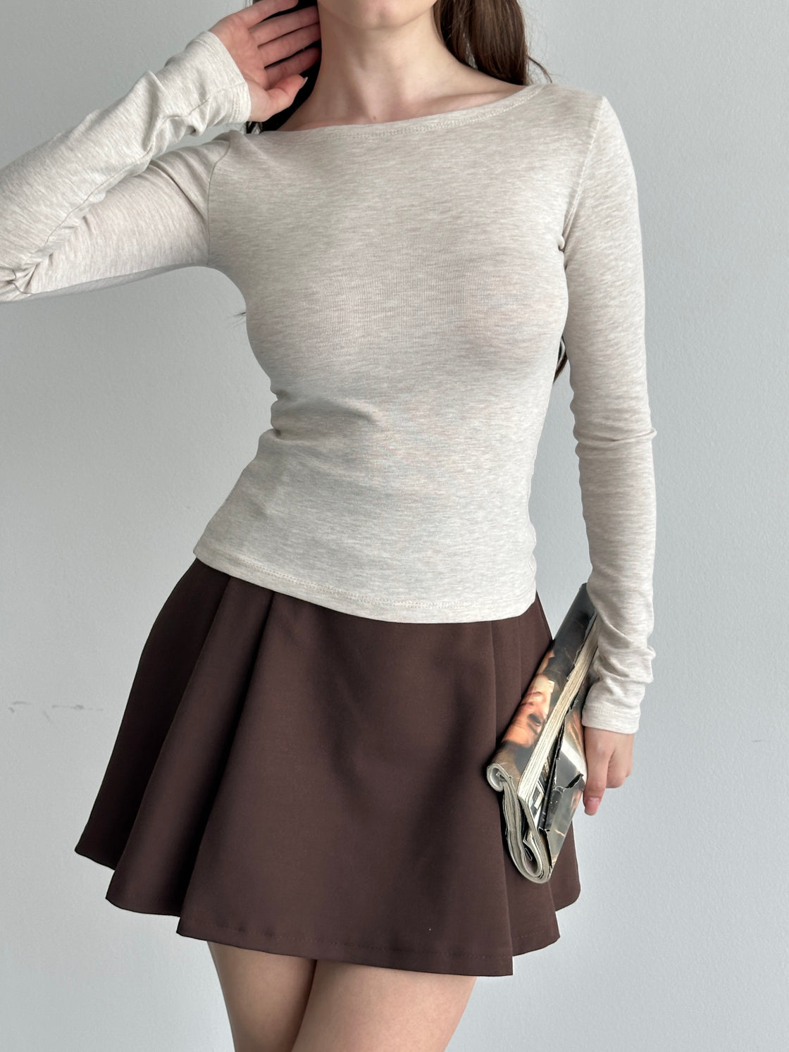 Soft Touch Kayık Yaka Body