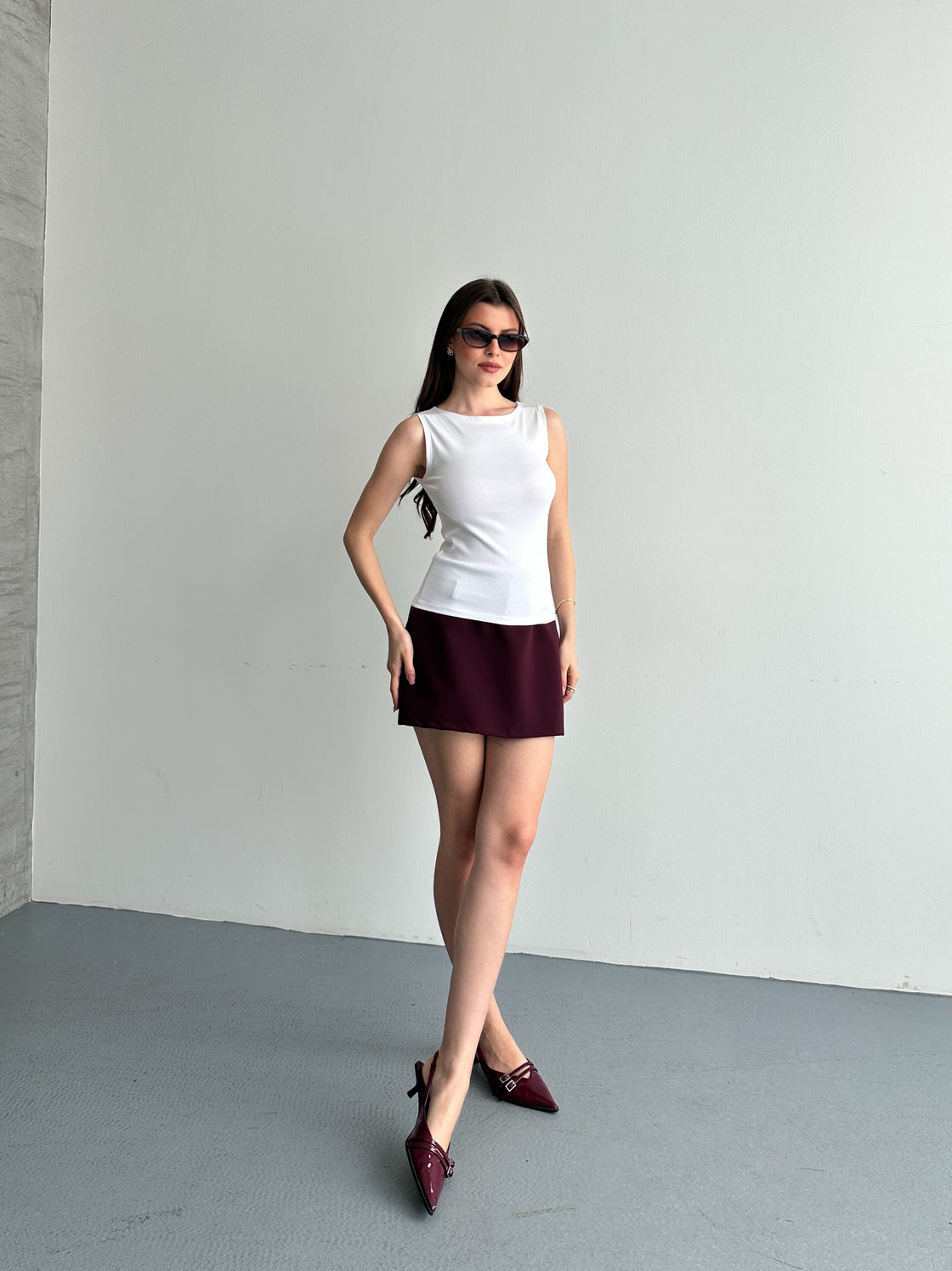 Soft Touch Kayık Yaka Kolsuz Body