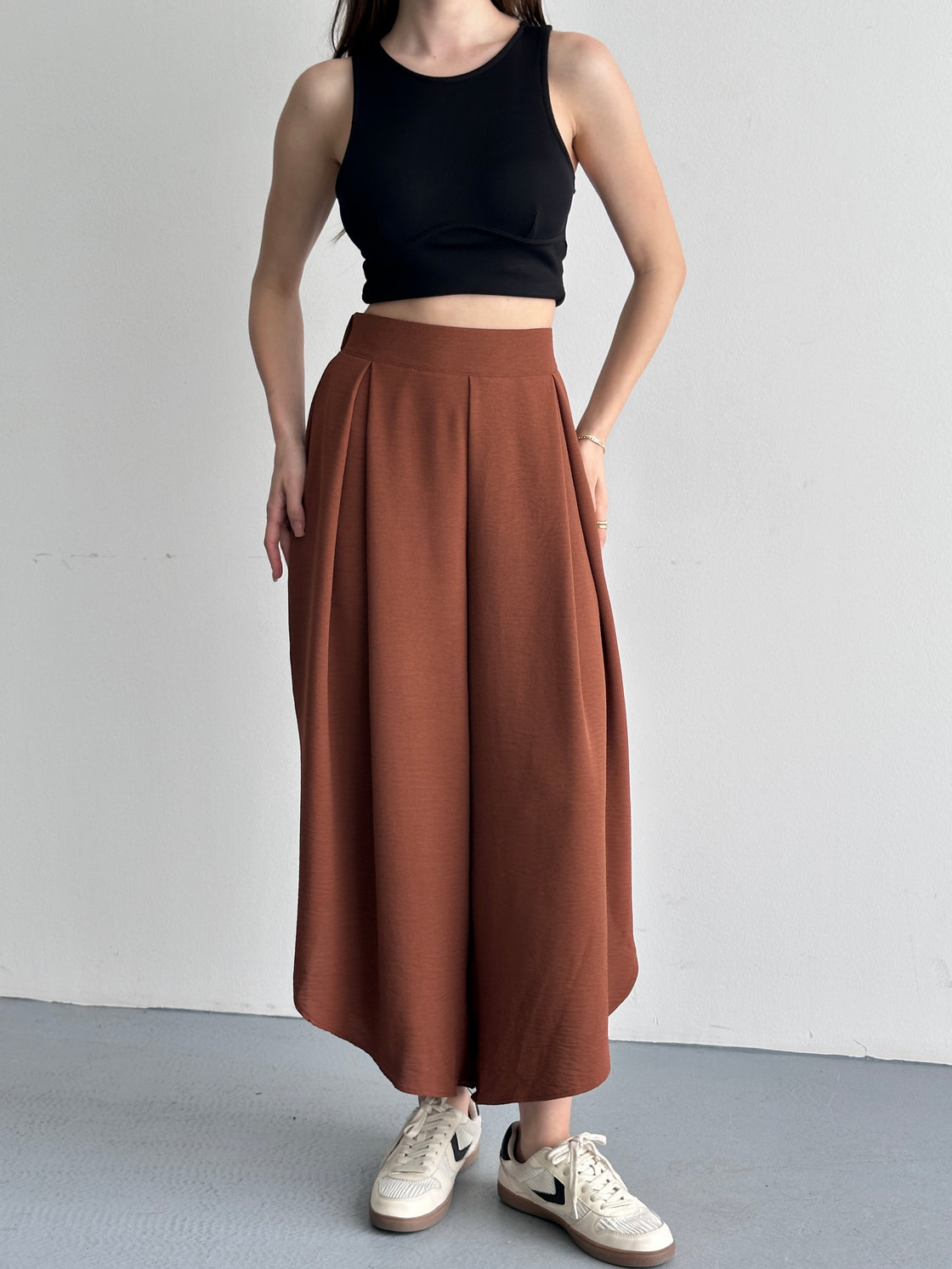 Kahverengi Flow Pantolon