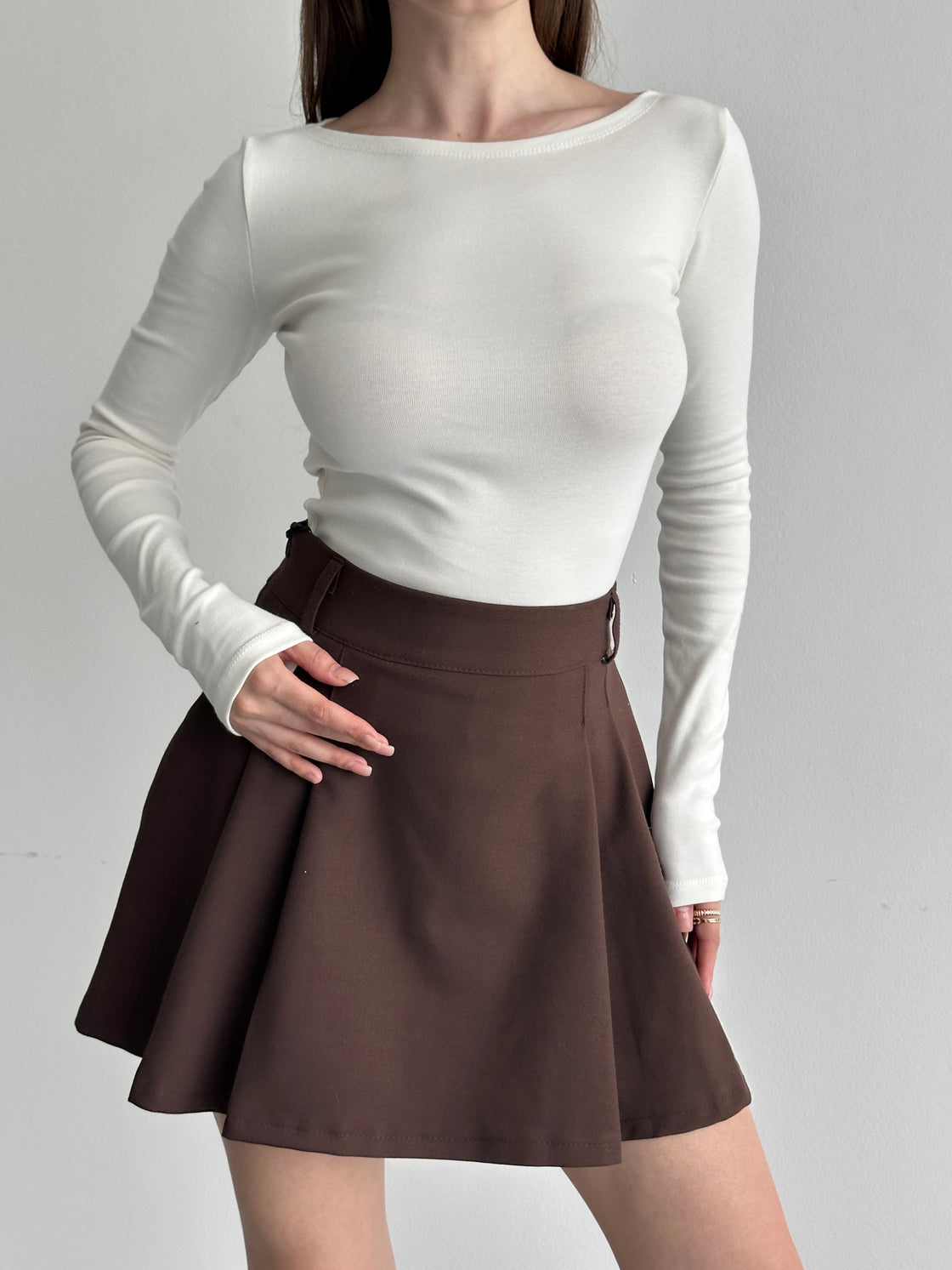 Soft Touch Kayık Yaka Body